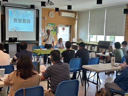 主席李鵬程主任檢察官進行長官致詞